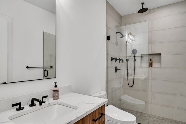 Bathroom, Glass Shower, Interior
