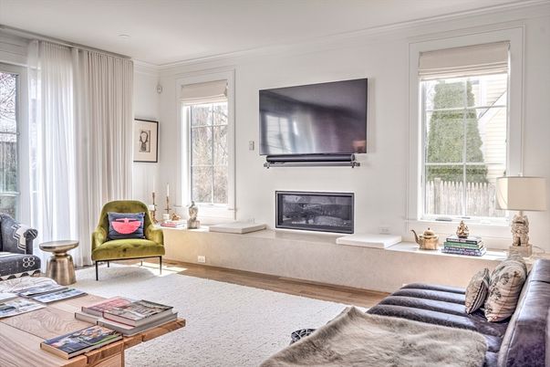 Fireplace, Interior, Living room, Wood Texture Flooring