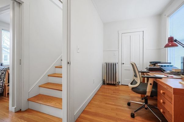 Home Office, Interior, Wood Texture Flooring
