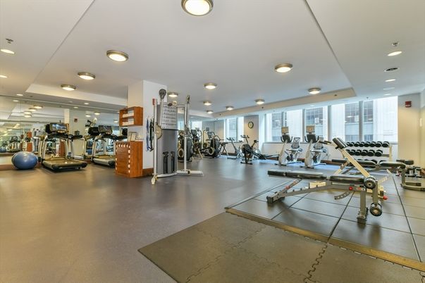 Fitness Equipment, Gym, Interior, Recessed Lighting