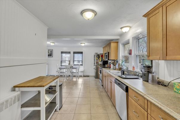 Dining room, Interior, Kitchen