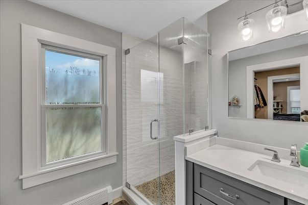Bathroom, Glass Shower, Interior
