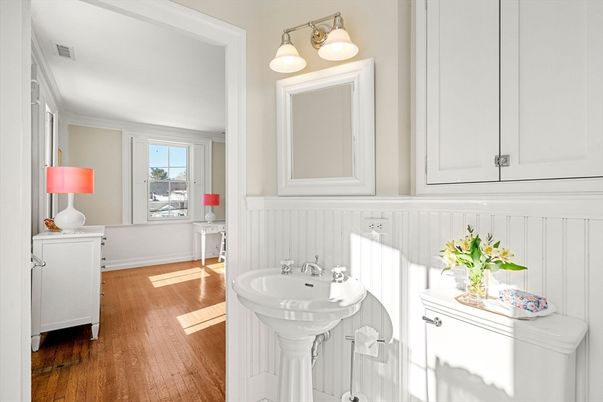 Bathroom, Interior, Wood Texture Flooring