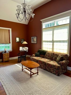 Chandelier, Interior, Living room, Wood Texture Flooring