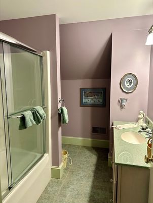 Bathroom, Glass Shower, Interior
