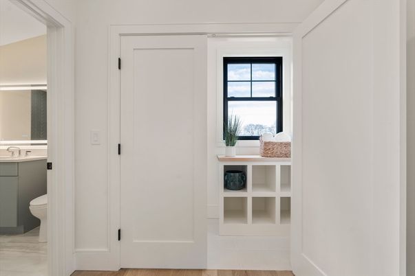 Bathroom, Interior, Wood Texture Flooring