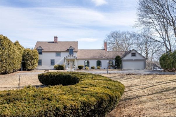 Attached, Backyard, Detached Garage, Exterior, Facade, Cape Cod