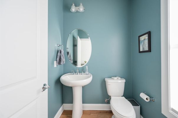 Bathroom, Interior, Wood Texture Flooring