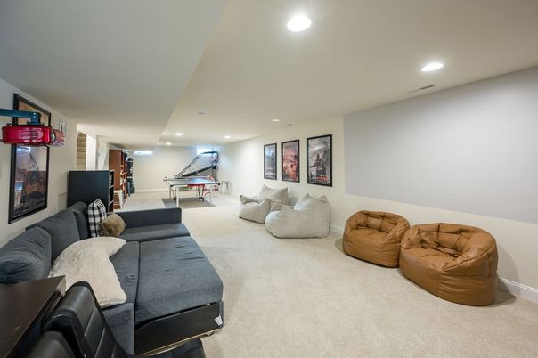 Game Room, Interior, Living room, Recessed Lighting