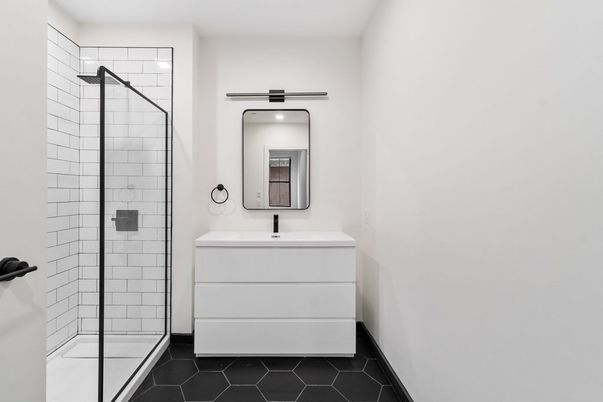 Bathroom, Glass Shower, Interior