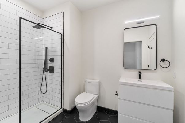 Bathroom, Glass Shower, Interior