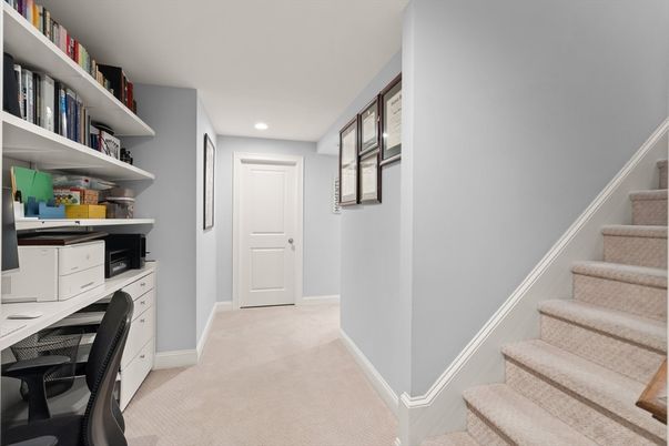 Home Office, Interior, Recessed Lighting