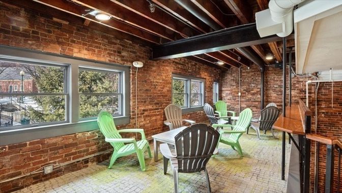 Dining room, Interior, Stone Walls, Wooden Beams
