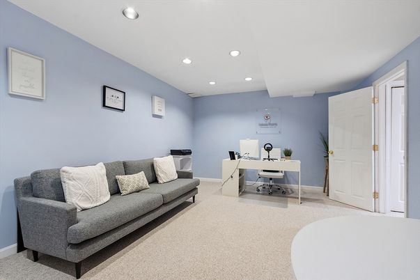 Home Office, Interior, Recessed Lighting