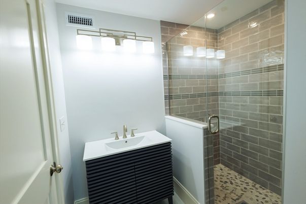 Bathroom, Glass Shower, Interior