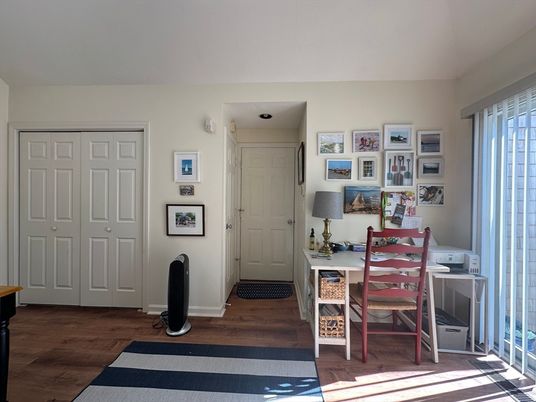 Home Office, Interior, Wood Texture Flooring