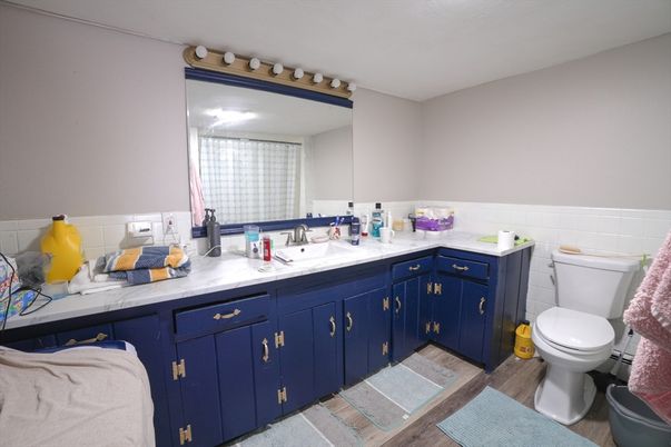 Bathroom, Interior, Wood Texture Flooring