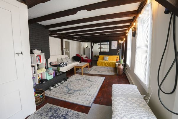 Bedroom, Interior, Living room, Wooden Beams, Wood Texture Flooring