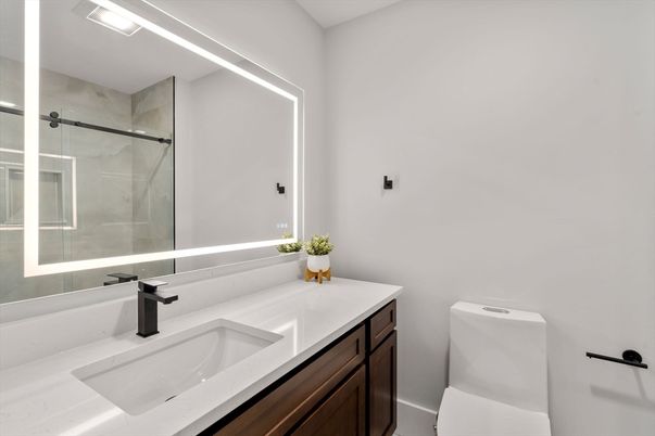 Bathroom, Glass Shower, Interior