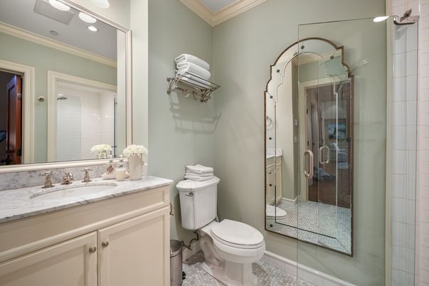 Bathroom, Glass Shower, Interior