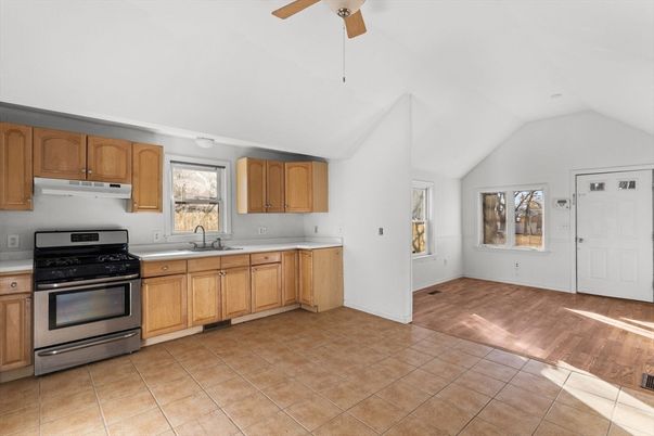 Interior, Kitchen, Wood Texture Flooring