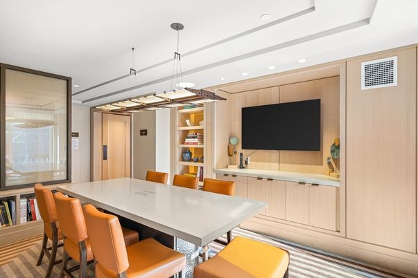 Dining room, Interior, Kitchen, Living room, Pendant Lights, Wood Texture Flooring
