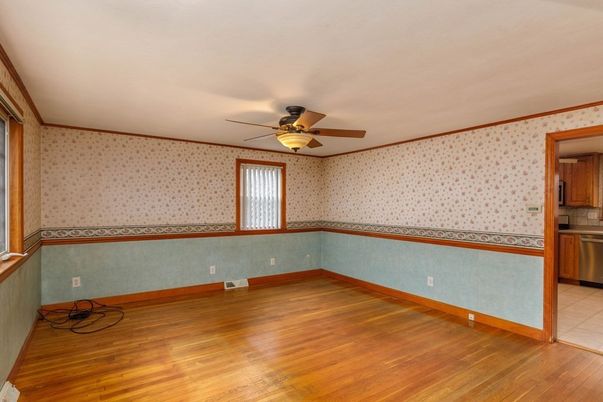 Empty room, Interior, Kitchen, Wood Texture Flooring