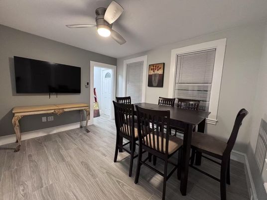 Dining room, Interior, Wood Texture Flooring