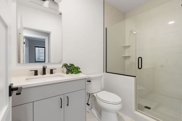 Bathroom, Glass Shower, Interior