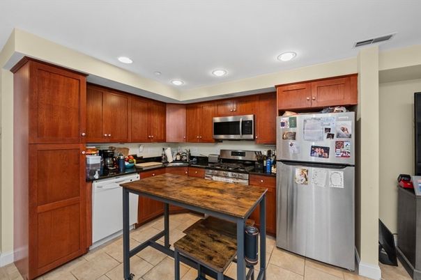Interior, Kitchen, Recessed Lighting, Stainless Steel Appliances