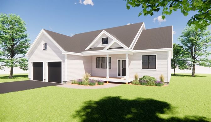 Attached, Backyard, Exterior, Facade, Farmhouse