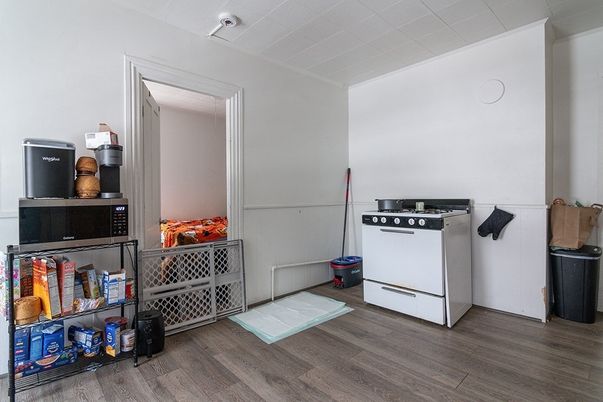 Interior, Stainless Steel Appliances, Wood Texture Flooring