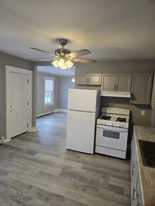 Interior, Kitchen, Wood Texture Flooring