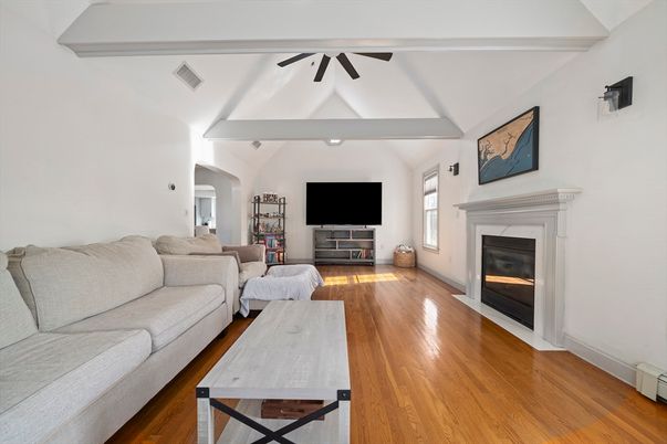 Fireplace, Interior, Living room, Wood Texture Flooring
