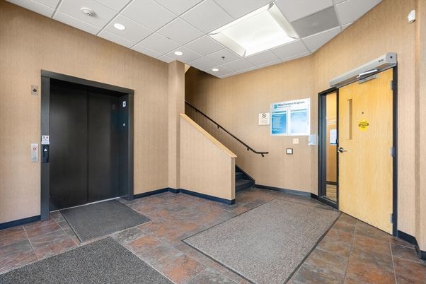 Elevator, Interior, Recessed Lighting, Wooden Walls