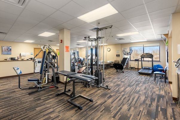 Fitness Equipment, Gym, Interior, Recessed Lighting