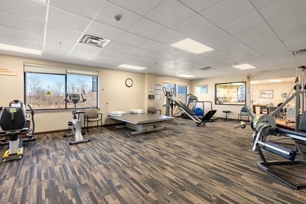 Fitness Equipment, Interior, Recessed Lighting