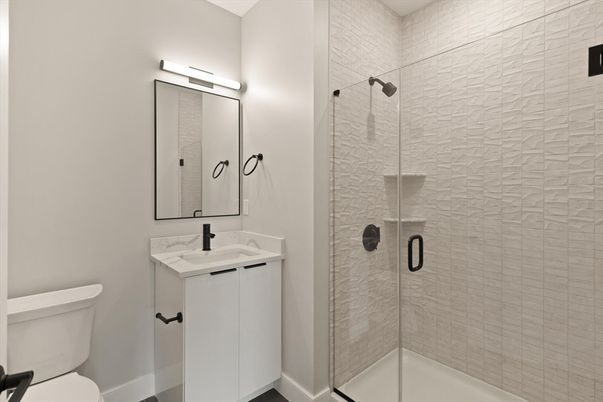 Bathroom, Glass Shower, Interior