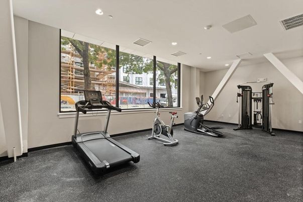 Fitness Equipment, Interior, Recessed Lighting