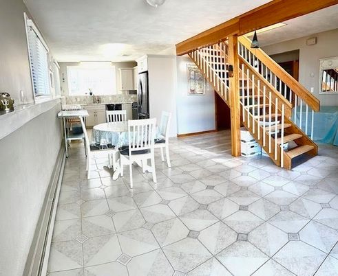 Dining room, Interior, Kitchen, Stainless Steel Appliances