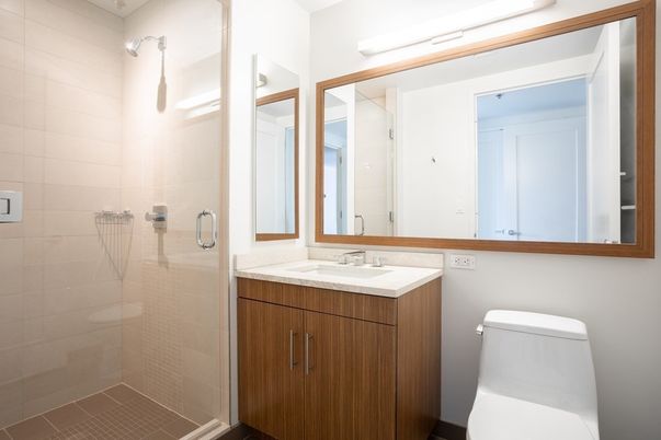 Bathroom, Glass Shower, Interior