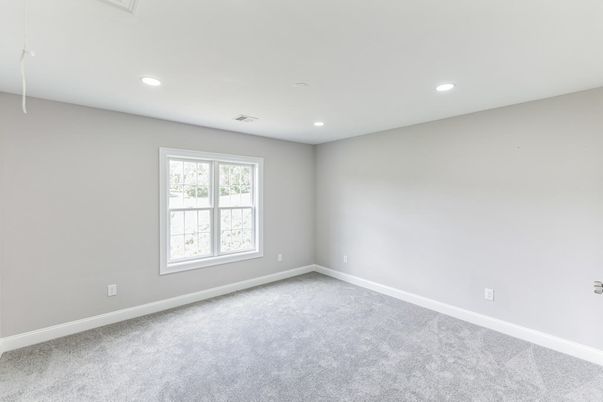 Empty room, Interior, Recessed Lighting