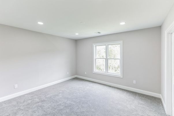 Empty room, Interior, Recessed Lighting