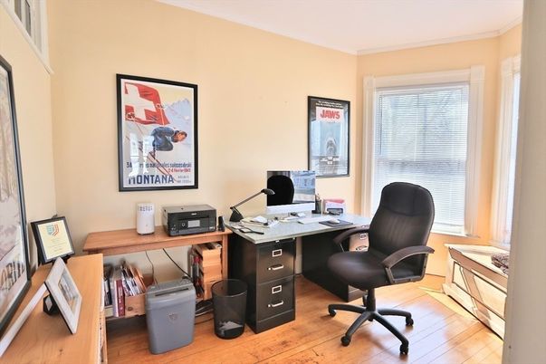 Home Office, Interior, Wood Texture Flooring