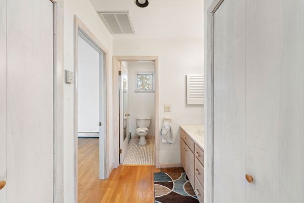 Bathroom, Interior, Wood Texture Flooring