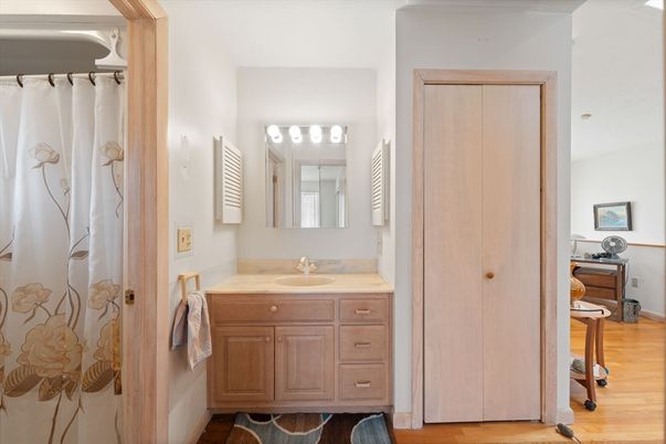 Bathroom, Interior, Wood Texture Flooring