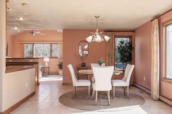 Chandelier, Dining room, Interior, Recessed Lighting
