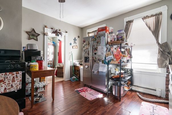 Interior, Kitchen, Wood Texture Flooring