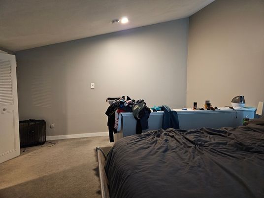 Bedroom, Home Office, Interior, Recessed Lighting