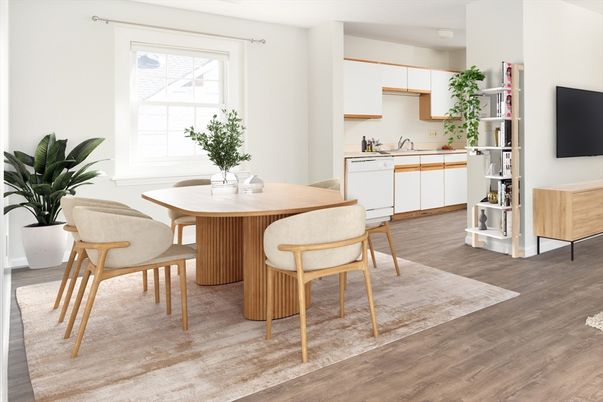 Dining room, Interior, Kitchen, Wood Texture Flooring